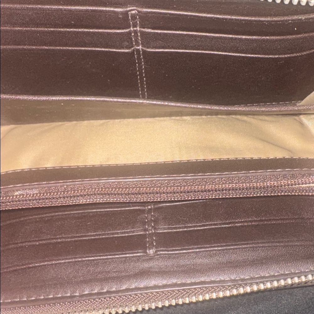 Tan Monogram Wallet - Picture 2 of 2